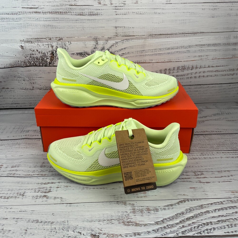 Nike Air Zoom Pegasus 41 Womens US 7.5 Sneakers Barely Volt Sail Limelight
